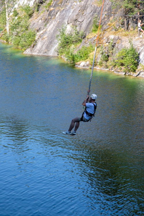 Ziplining in Pokhara