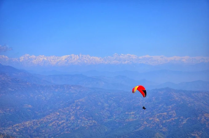 Paragliding in Kathmandu